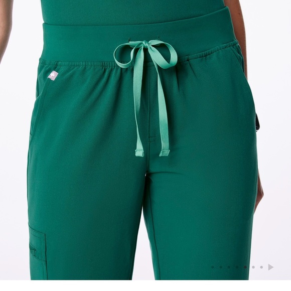 Figs Hunter Green Zamora Scrub Pants Great Condition SP - Picture 4 of 16
